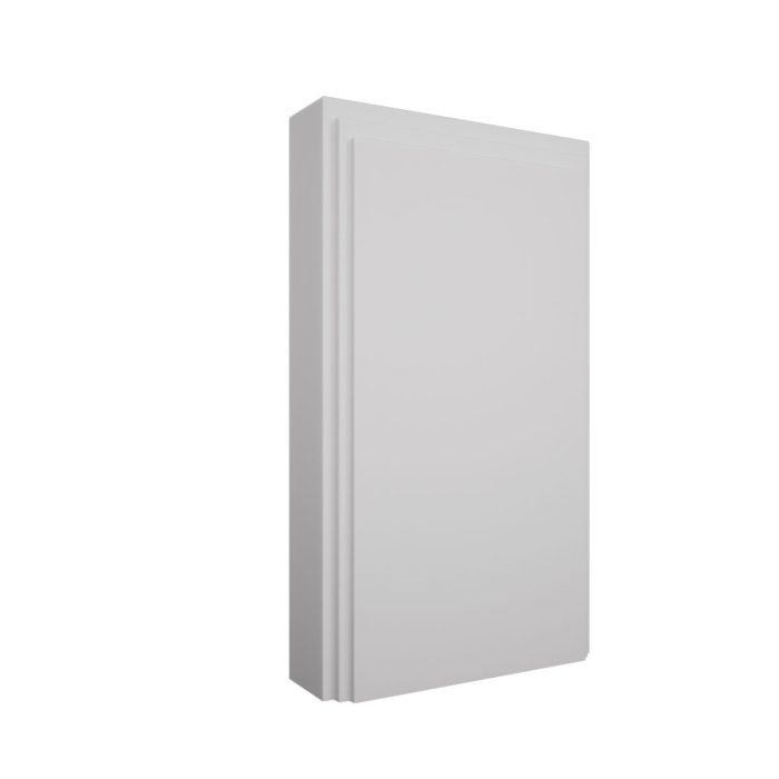 Ekena Millwork 3 3/4"W x 6 1/2"H x 1 1/8"P Americraft Solid Hardwood Stain Grade Smooth Plinth Block with Decorative Edge - Image 92