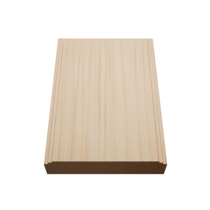 Ekena Millwork 4 1/2"W x 6 1/2"H x 1 1/8"P Americraft Solid Hardwood Stain Grade Smooth Plinth Block with Decorative Edge - Image 6