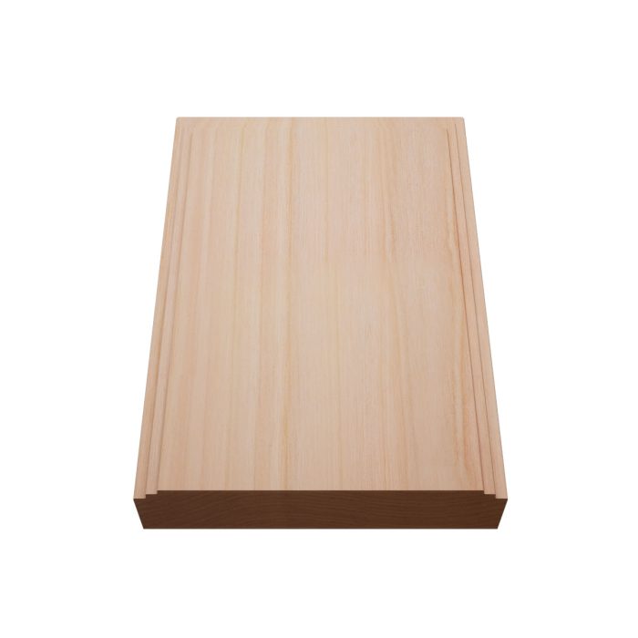 Ekena Millwork 4 1/2"W x 6 1/2"H x 1 1/8"P Americraft Solid Hardwood Stain Grade Smooth Plinth Block with Decorative Edge - Image 45