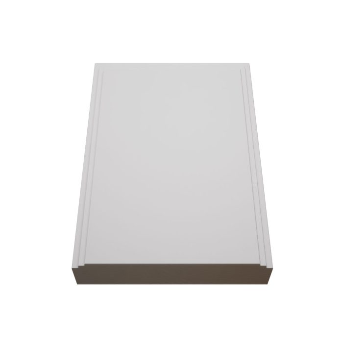 Ekena Millwork 4 1/2"W x 6 1/2"H x 1 1/8"P Americraft Solid Hardwood Stain Grade Smooth Plinth Block with Decorative Edge - Image 91