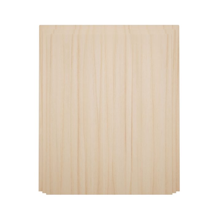 Ekena Millwork 5 1/2"W x 6 1/2"H x 1 1/8"P Americraft Solid Hardwood Stain Grade Smooth Plinth Block with Decorative Edge - Image 2