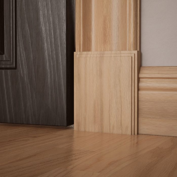 Ekena Millwork 5 1/2"W x 6 1/2"H x 1 1/8"P Americraft Solid Hardwood Stain Grade Smooth Plinth Block with Decorative Edge - Image 29