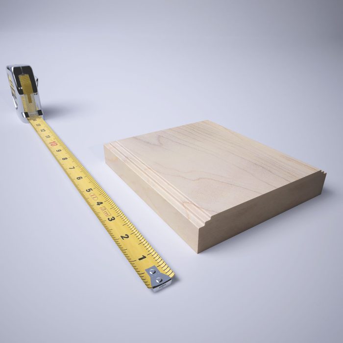 Ekena Millwork 5 1/2"W x 6 1/2"H x 1 1/8"P Americraft Solid Hardwood Stain Grade Smooth Plinth Block with Decorative Edge - Image 36