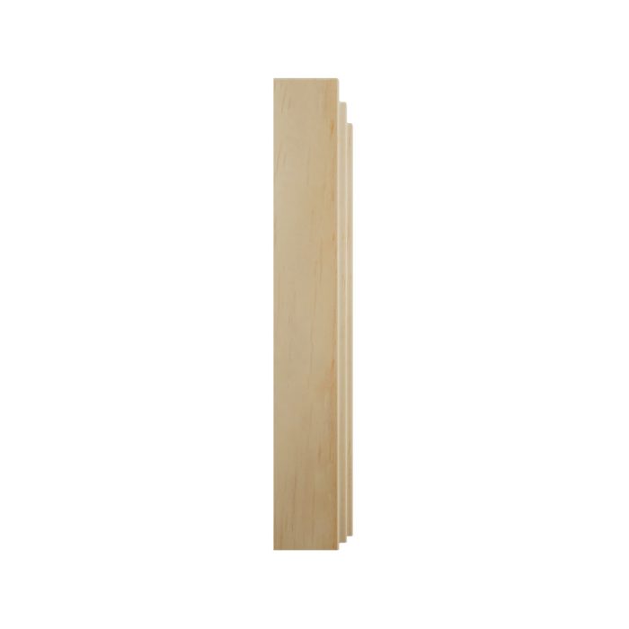 Ekena Millwork 5 1/2"W x 6 1/2"H x 1 1/8"P Americraft Solid Hardwood Stain Grade Smooth Plinth Block with Decorative Edge - Image 62