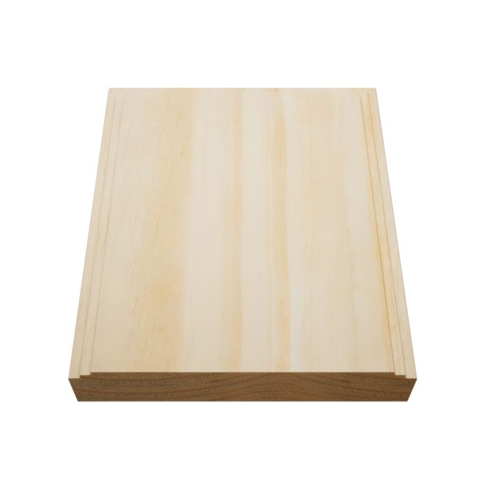 Ekena Millwork 5 1/2"W x 6 1/2"H x 1 1/8"P Americraft Solid Hardwood Stain Grade Smooth Plinth Block with Decorative Edge - Image 64