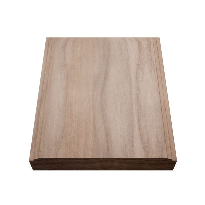 Ekena Millwork 5 1/2"W x 6 1/2"H x 1 1/8"P Americraft Solid Hardwood Stain Grade Smooth Plinth Block with Decorative Edge - Image 74