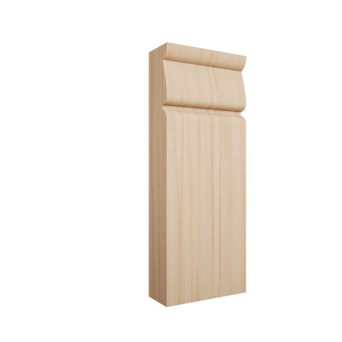 Ekena Millwork 2 1/2"W x 6 1/2"H x 1"P Americraft Solid Hardwood Stain Grade Traditional Plinth Block - Image 4