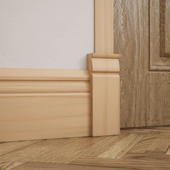 Ekena Millwork 2 1/2"W x 6 1/2"H x 1"P Americraft Solid Hardwood Stain Grade Traditional Plinth Block - Image 9