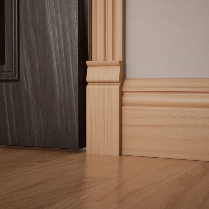 Ekena Millwork 2 1/2"W x 6 1/2"H x 1"P Americraft Solid Hardwood Stain Grade Traditional Plinth Block - Image 11