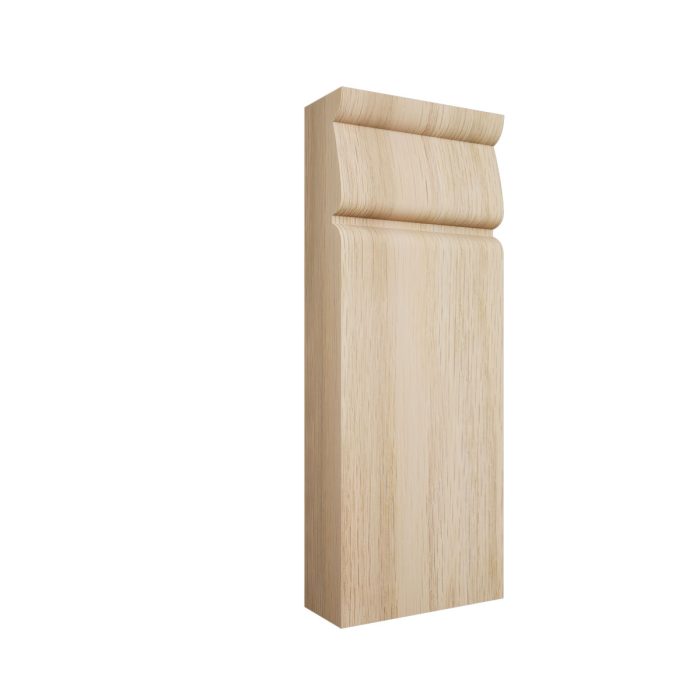 Ekena Millwork 2 1/2"W x 6 1/2"H x 1"P Americraft Solid Hardwood Stain Grade Traditional Plinth Block - Image 24