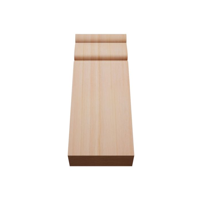 Ekena Millwork 2 1/2"W x 6 1/2"H x 1"P Americraft Solid Hardwood Stain Grade Traditional Plinth Block - Image 44