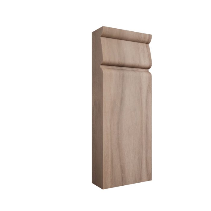 Ekena Millwork 2 1/2"W x 6 1/2"H x 1"P Americraft Solid Hardwood Stain Grade Traditional Plinth Block - Image 71