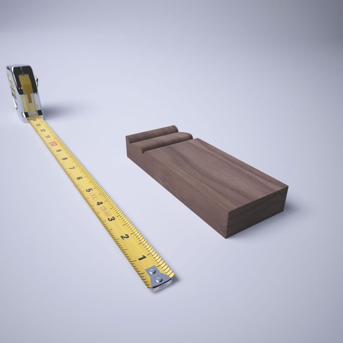 Ekena Millwork 2 1/2"W x 6 1/2"H x 1"P Americraft Solid Hardwood Stain Grade Traditional Plinth Block - Image 75