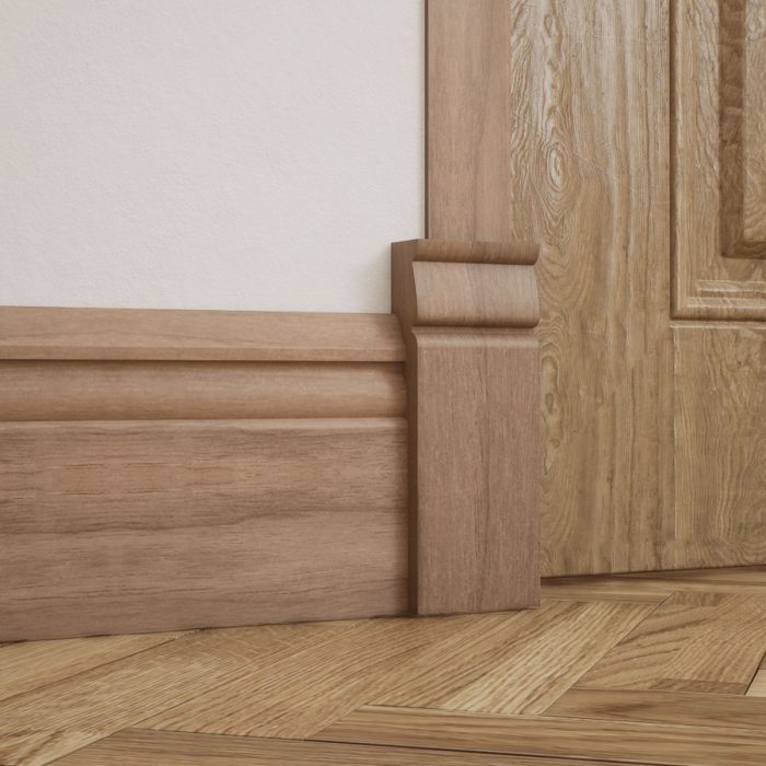 Ekena Millwork 2 1/2"W x 6 1/2"H x 1"P Americraft Solid Hardwood Stain Grade Traditional Plinth Block - Image 76