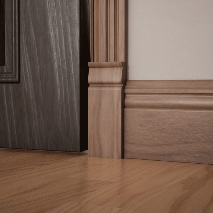 Ekena Millwork 2 1/2"W x 6 1/2"H x 1"P Americraft Solid Hardwood Stain Grade Traditional Plinth Block - Image 78