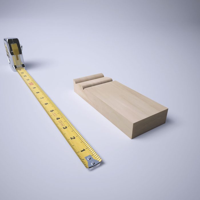 Ekena Millwork 2 1/2"W x 6 1/2"H x 1"P Americraft Solid Hardwood Stain Grade Traditional Plinth Block - Image 85