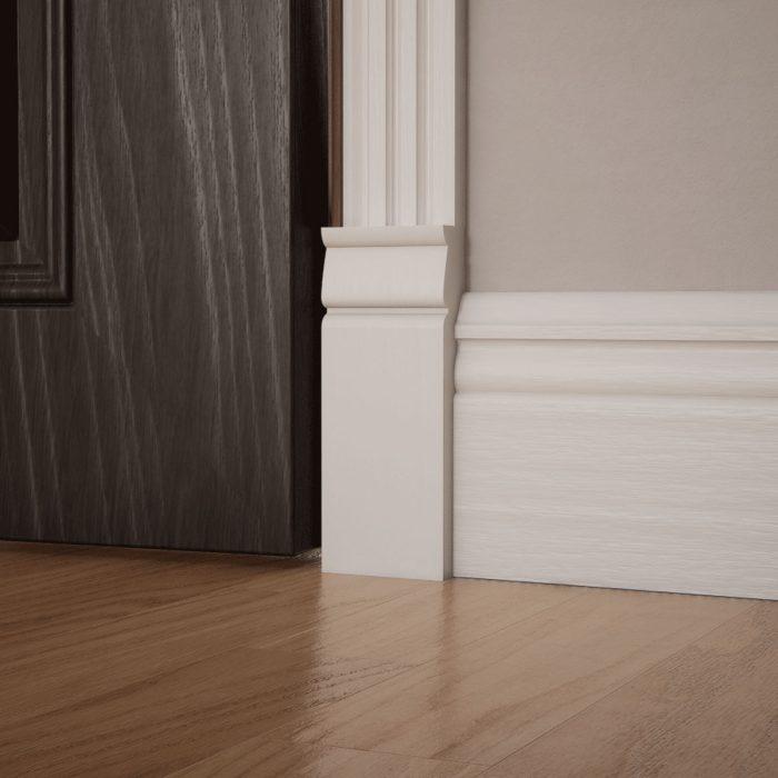 Ekena Millwork 2 1/2"W x 6 1/2"H x 1"P Americraft Solid Hardwood Stain Grade Traditional Plinth Block - Image 98