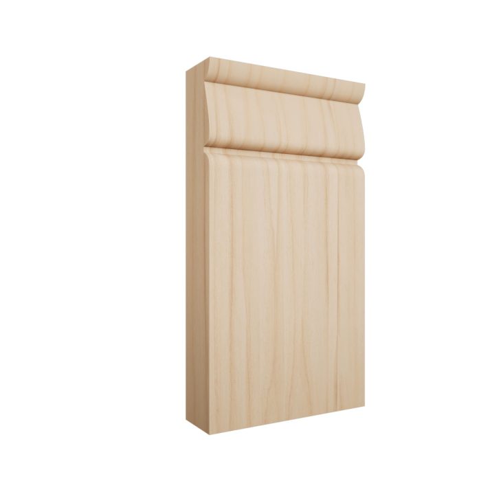 Ekena Millwork 3 1/2"W x 6 1/2"H x 1"P Americraft Solid Hardwood Stain Grade Traditional Plinth Block - Image 3