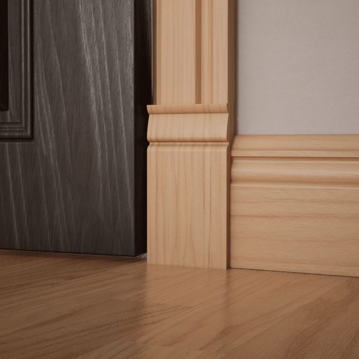 Ekena Millwork 3 1/2"W x 6 1/2"H x 1"P Americraft Solid Hardwood Stain Grade Traditional Plinth Block - Image 10