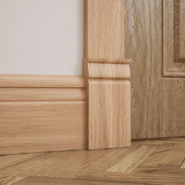 Ekena Millwork 3 1/2"W x 6 1/2"H x 1"P Americraft Solid Hardwood Stain Grade Traditional Plinth Block - Image 18