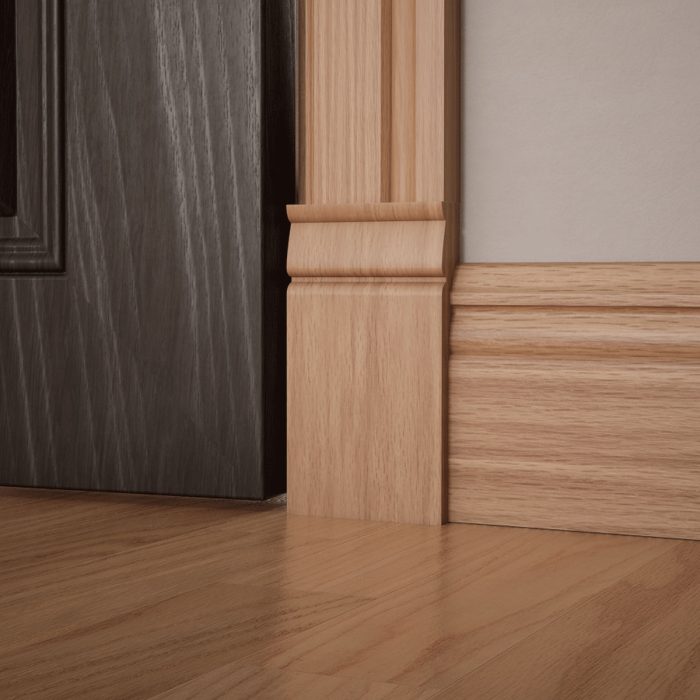 Ekena Millwork 3 1/2"W x 6 1/2"H x 1"P Americraft Solid Hardwood Stain Grade Traditional Plinth Block - Image 21
