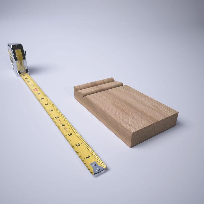 Ekena Millwork 3 1/2"W x 6 1/2"H x 1"P Americraft Solid Hardwood Stain Grade Traditional Plinth Block - Image 28