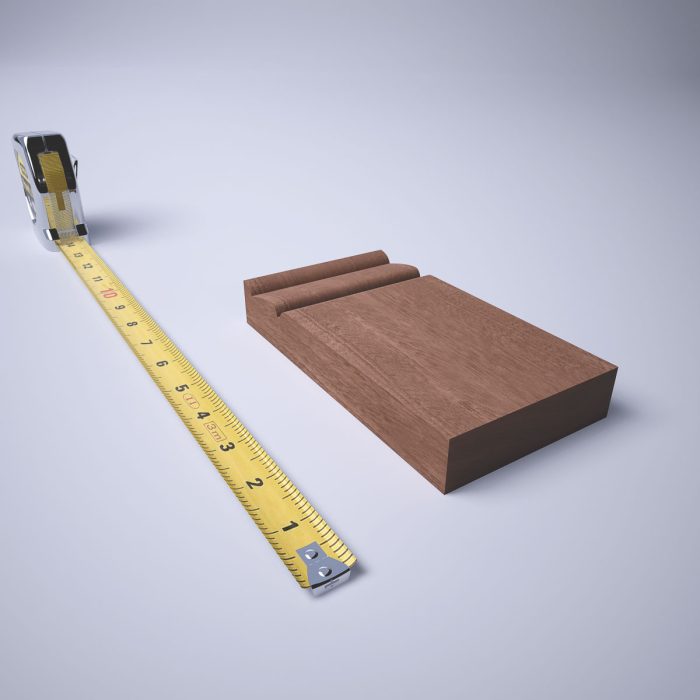Ekena Millwork 3 1/2"W x 6 1/2"H x 1"P Americraft Solid Hardwood Stain Grade Traditional Plinth Block - Image 58