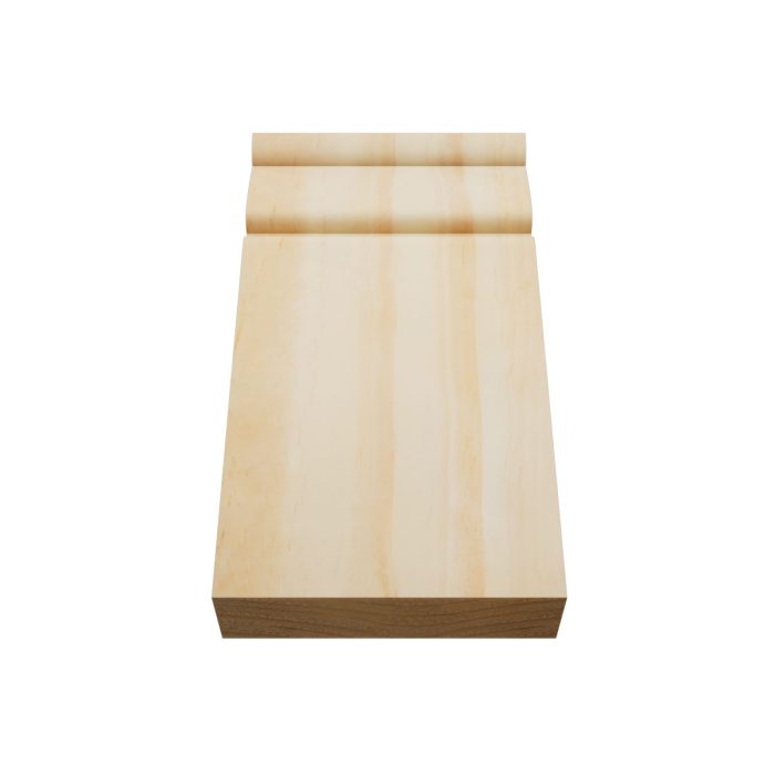 Ekena Millwork 3 1/2"W x 6 1/2"H x 1"P Americraft Solid Hardwood Stain Grade Traditional Plinth Block - Image 64