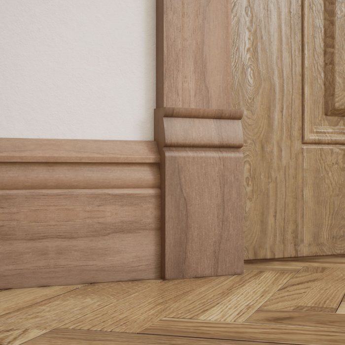 Ekena Millwork 3 1/2"W x 6 1/2"H x 1"P Americraft Solid Hardwood Stain Grade Traditional Plinth Block - Image 76