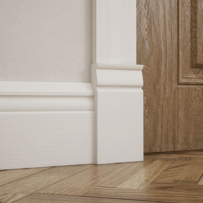 Ekena Millwork 3 1/2"W x 6 1/2"H x 1"P Americraft Solid Hardwood Stain Grade Traditional Plinth Block - Image 93