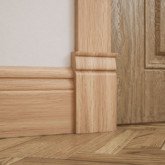 Ekena Millwork 3 3/4"W x 6 1/2"H x 1"P Americraft Solid Hardwood Stain Grade Traditional Plinth Block - Image 18