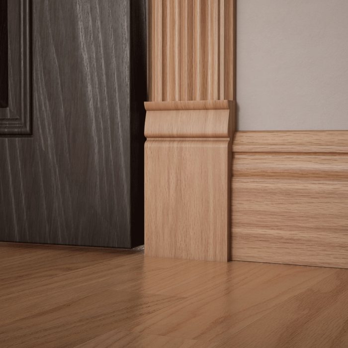 Ekena Millwork 3 3/4"W x 6 1/2"H x 1"P Americraft Solid Hardwood Stain Grade Traditional Plinth Block - Image 20
