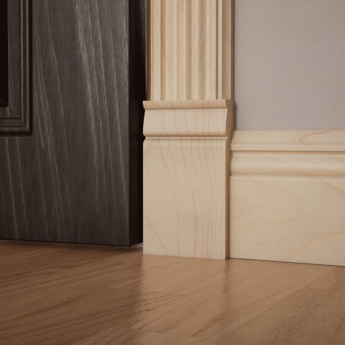 Ekena Millwork 3 3/4"W x 6 1/2"H x 1"P Americraft Solid Hardwood Stain Grade Traditional Plinth Block - Image 39