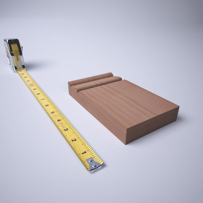 Ekena Millwork 3 3/4"W x 6 1/2"H x 1"P Americraft Solid Hardwood Stain Grade Traditional Plinth Block - Image 45