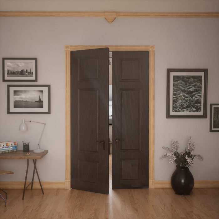 Ekena Millwork 3 3/4"W x 6 1/2"H x 1"P Americraft Solid Hardwood Stain Grade Traditional Plinth Block - Image 68