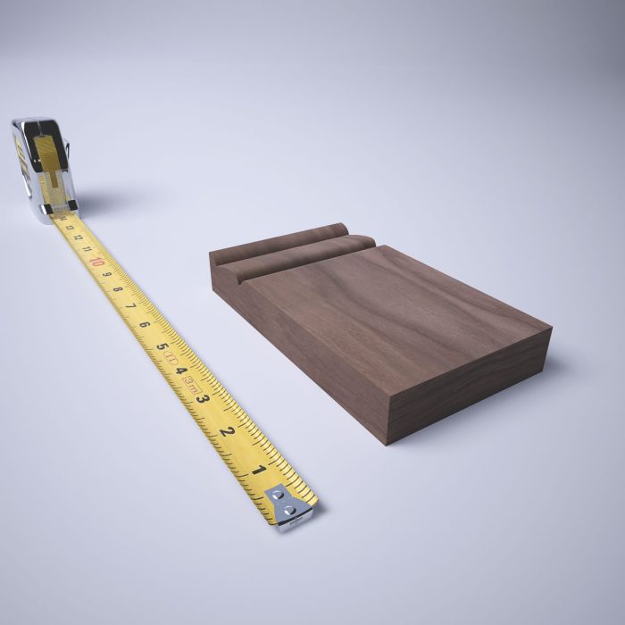 Ekena Millwork 3 3/4"W x 6 1/2"H x 1"P Americraft Solid Hardwood Stain Grade Traditional Plinth Block - Image 76