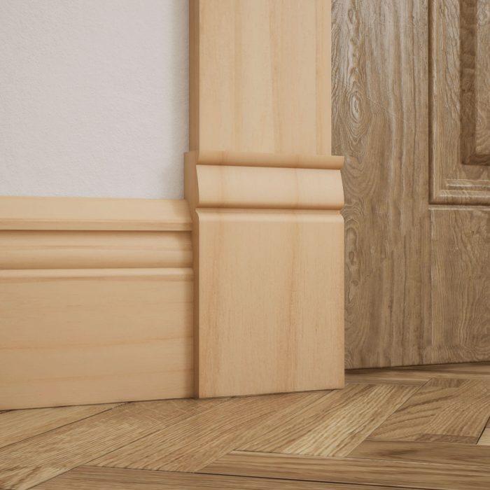 Ekena Millwork 4 1/2"W x 6 1/2"H x 1"P Americraft Solid Hardwood Stain Grade Traditional Plinth Block - Image 8