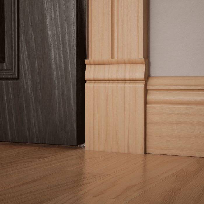 Ekena Millwork 4 1/2"W x 6 1/2"H x 1"P Americraft Solid Hardwood Stain Grade Traditional Plinth Block - Image 10