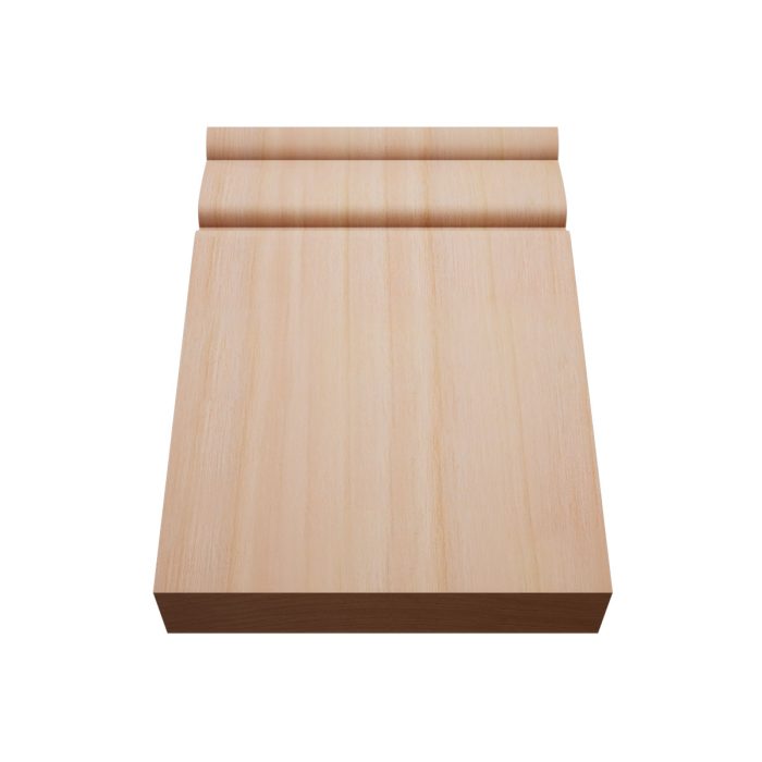 Ekena Millwork 4 1/2"W x 6 1/2"H x 1"P Americraft Solid Hardwood Stain Grade Traditional Plinth Block - Image 46