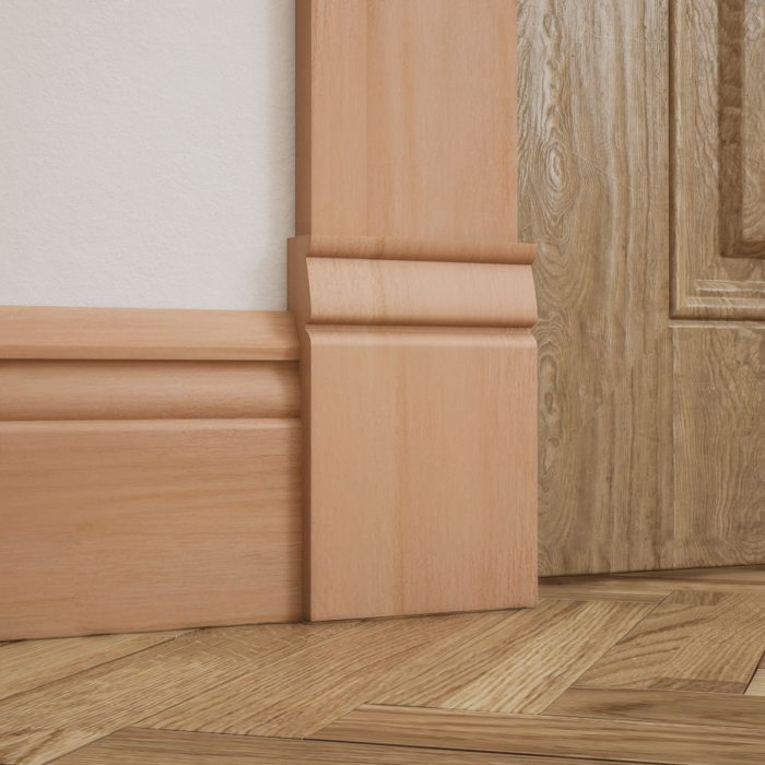 Ekena Millwork 4 1/2"W x 6 1/2"H x 1"P Americraft Solid Hardwood Stain Grade Traditional Plinth Block - Image 48