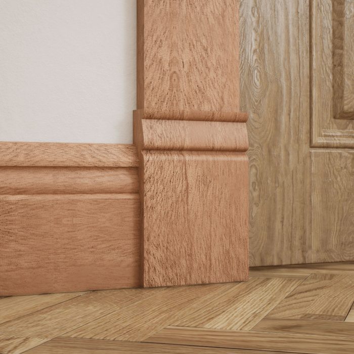 Ekena Millwork 4 1/2"W x 6 1/2"H x 1"P Americraft Solid Hardwood Stain Grade Traditional Plinth Block - Image 58