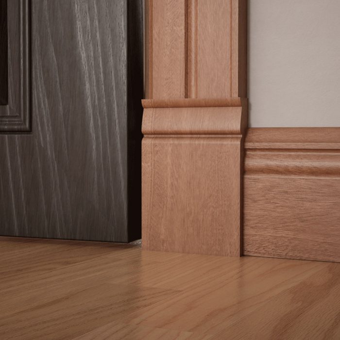 Ekena Millwork 4 1/2"W x 6 1/2"H x 1"P Americraft Solid Hardwood Stain Grade Traditional Plinth Block - Image 60