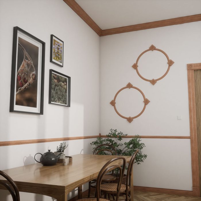 Ekena Millwork 4 1/2"W x 6 1/2"H x 1"P Americraft Solid Hardwood Stain Grade Traditional Plinth Block - Image 61
