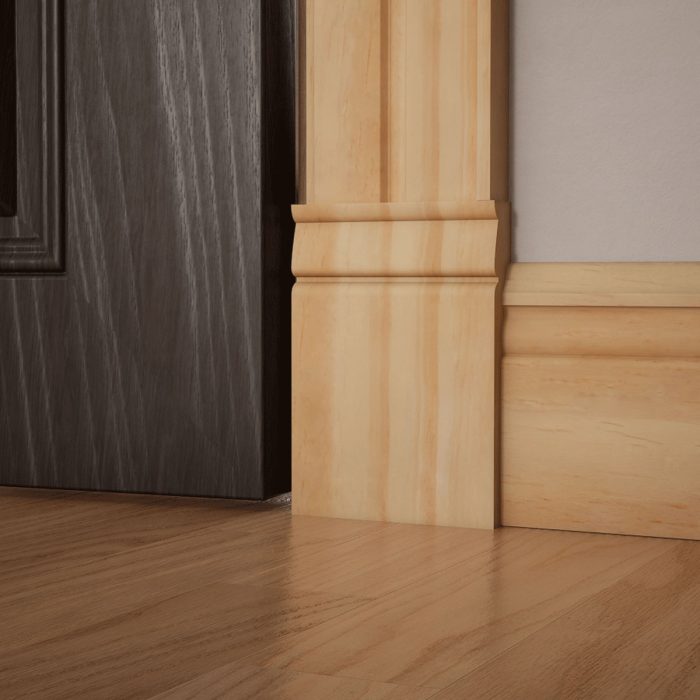 Ekena Millwork 4 1/2"W x 6 1/2"H x 1"P Americraft Solid Hardwood Stain Grade Traditional Plinth Block - Image 70