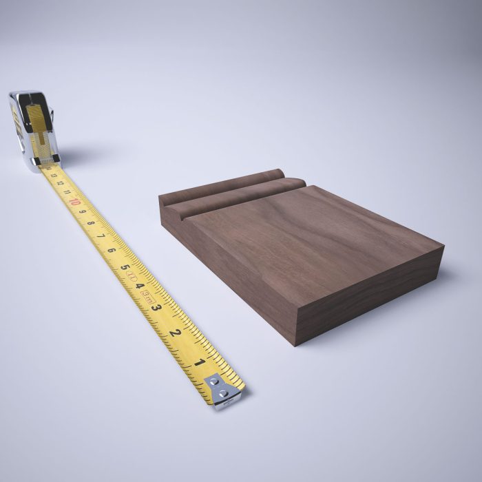Ekena Millwork 4 1/2"W x 6 1/2"H x 1"P Americraft Solid Hardwood Stain Grade Traditional Plinth Block - Image 77