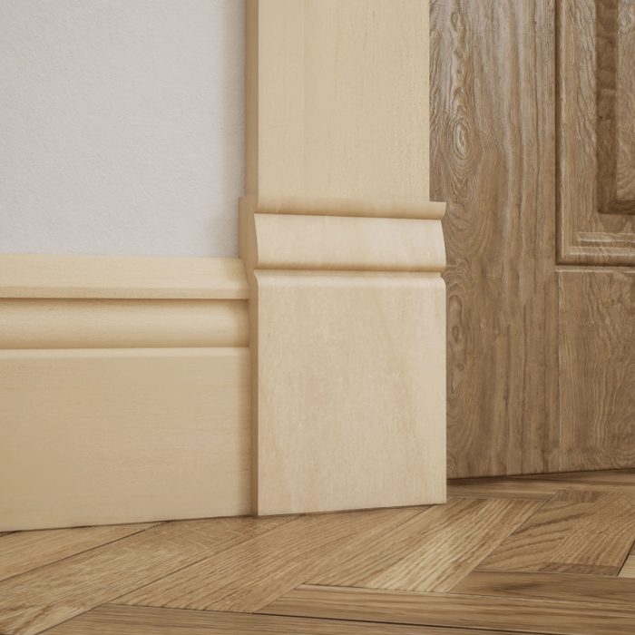 Ekena Millwork 4 1/2"W x 6 1/2"H x 1"P Americraft Solid Hardwood Stain Grade Traditional Plinth Block - Image 88