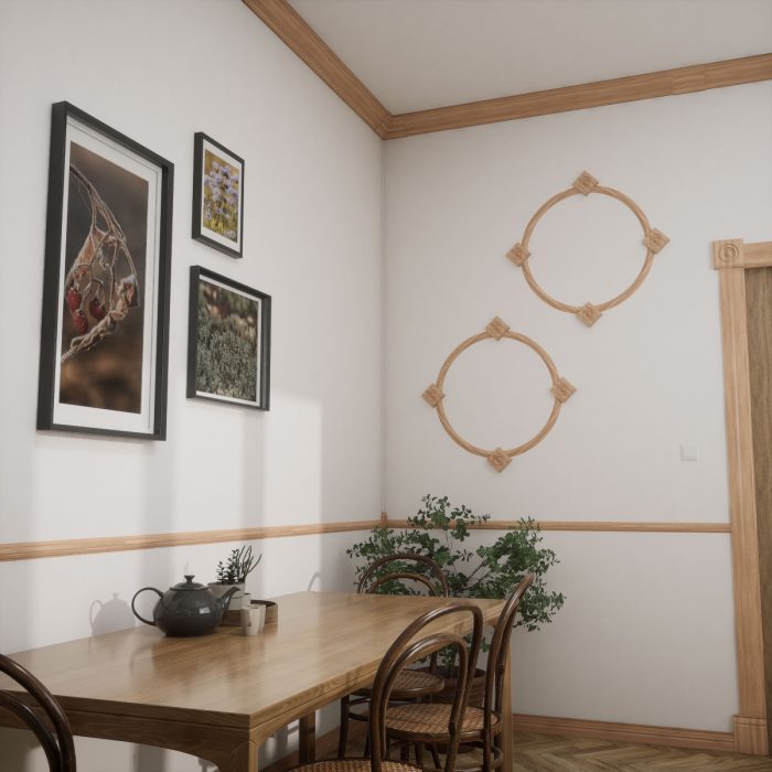 Ekena Millwork 5 1/2"W x 6 1/2"H x 1"P Americraft Solid Hardwood Stain Grade Traditional Plinth Block - Image 21