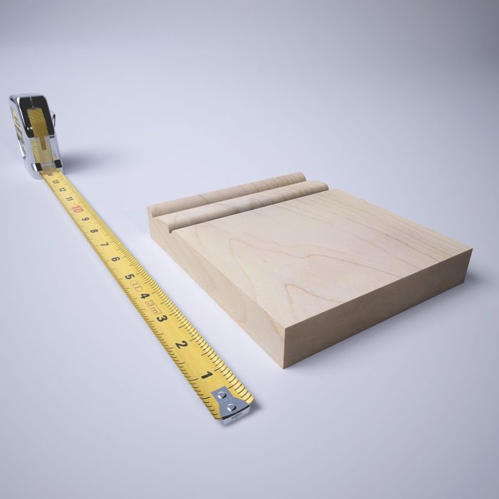 Ekena Millwork 5 1/2"W x 6 1/2"H x 1"P Americraft Solid Hardwood Stain Grade Traditional Plinth Block - Image 37