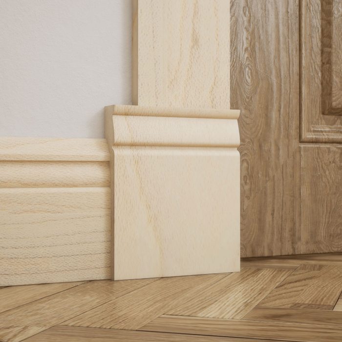 Ekena Millwork 5 1/2"W x 6 1/2"H x 1"P Americraft Solid Hardwood Stain Grade Traditional Plinth Block - Image 38