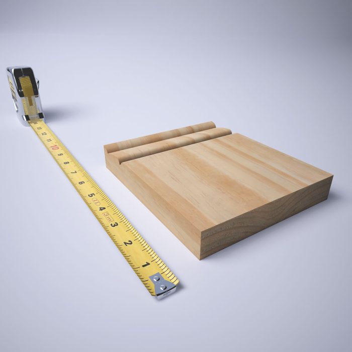 Ekena Millwork 5 1/2"W x 6 1/2"H x 1"P Americraft Solid Hardwood Stain Grade Traditional Plinth Block - Image 67